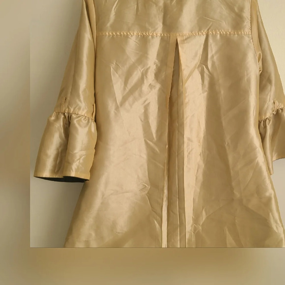 LINDI Women's Size‎ Medium Reversible Rainjacket Coat Black/Beige Floral NWT - Picture 8 of 9